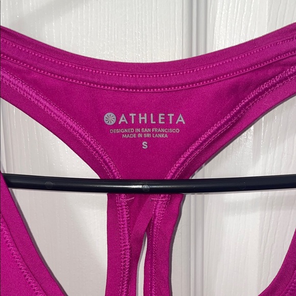 Athleta Women's Fuchsia Tank Top - Picture 2 of 3